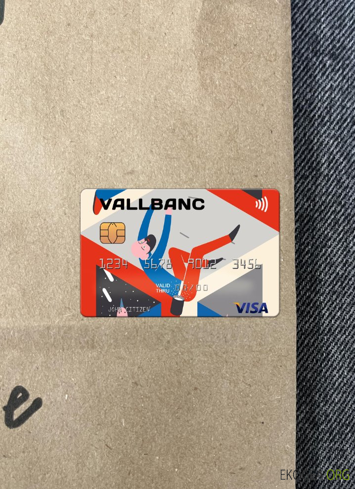 Andorre Vall Banc carte visa photolook recto